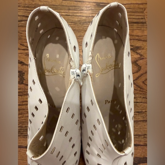 Christian Louboutin Cut Out Ankle Boots - Picture 6 of 9